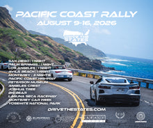 Load image into Gallery viewer, Pacific Coast Rally - August 9-16, 2026