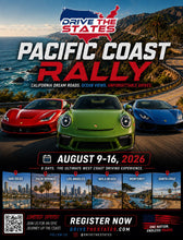 Load image into Gallery viewer, Pacific Coast Rally - August 9-16, 2026